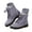 Grey, variant on Winter Ankle Boots for Women Waterproof Warm Hiking Snow Booties Ladies Lace up Walking Shoes