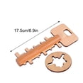 thumbnail image 3 of Less Than 5 Desktop Ornament Children's Holiday Intelligence Lock Ornaments Birthday Development Puzzle Luban Decoration & Hangs, 3 of 5