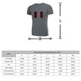 thumbnail image 5 of Coolnut Men's T Shirt Odor Protection Short, Red And White Stripes Mens Short Sleeve Tees, Grey Crew-Neck Casual Tee Shirts, S, 5 of 6