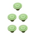 thumbnail image 1 of stanreset Alliage de Zinc Simple Trou Rond Couleur Poignée Tiroir Armoire Armoire Porte Antique Poignée Meubles Accessoires de Quincaillerie Vert 5PCS, 1 of 6