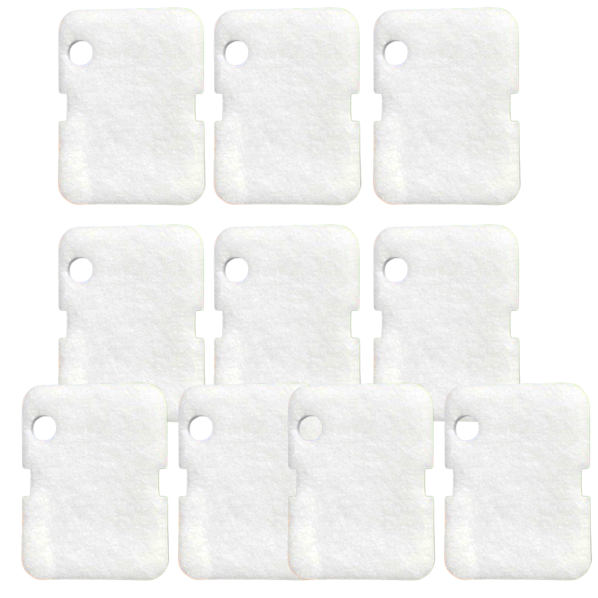 Qzbhct 12 Pcs Foam Filter Pads Compatible with Cascade 700/1000 CCF2UL/CCF3UL Generic Canister Filter Aquarium Floss Sponge Replacement