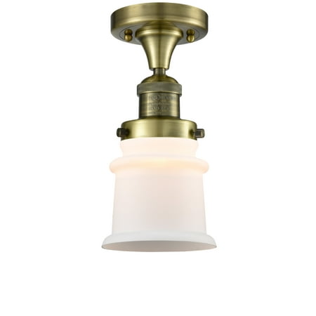 

Innovations Lighting 517-1Ch Small Canton Small Canton 1 Light 6 Wide Semi-Flush Ceiling