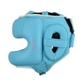 thumbnail image 2 of MIRARI Premium Leather Pro Boxing Head Guard with Nose Bar (Baby Blue, Small/Medium), 2 of 4