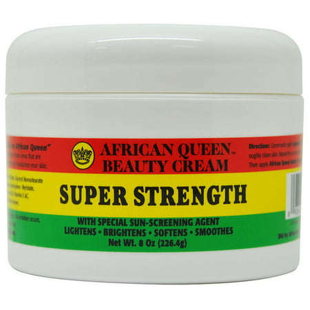 African Queen Beauty Cream Super Strength 8 Oz / 226.4 (Best Bleaching Cream For African American)
