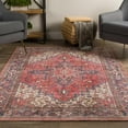 thumbnail image 2 of Addison Kensington Non-Skid Persian Area Rug Red 710"x910" Polyester, 2 of 7