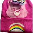 thumbnail image 2 of Care Bear Pink Girl's Cheer Bear Cuffed Hat & Gloves Set, 2 of 4