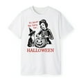 thumbnail image 3 of Vintage Halloween T-Shirt – “It’s Never Too Early for Halloween” Black Cat Summerween Tee, 3 of 5