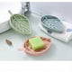 thumbnail image 2 of 3 Pack Soap Dish, Leaf Shower Soap Holder With Drain Tray, Stylish Soap Dish( 3 Color), 2 of 4