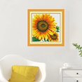 thumbnail image 4 of Kits de inicio de estampado preimpreso para principiantes girasol flor de terre 61 × 61 cm Macarena, 4 of 8