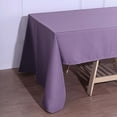 thumbnail image 3 of Efavormart Rectangle Tablecloth, 72"X120" Stain & Wrinkle Resistant Washable Table Cloth, Oblong Decorative Polyester Fabric Table Cover for Dining, Party, Wedding & Baby Shower- Amethyst, 3 of 10