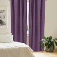 thumbnail image 3 of Ambesonne Abstract Art 4-Panel Curtains, Ornate Damask Pattern, 56"x95", Pale Eggplant Plum White, 3 of 4
