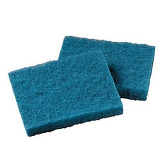 MMM34738 All-Purpose Thick Scouring Pad, Blue - 40 Per Case