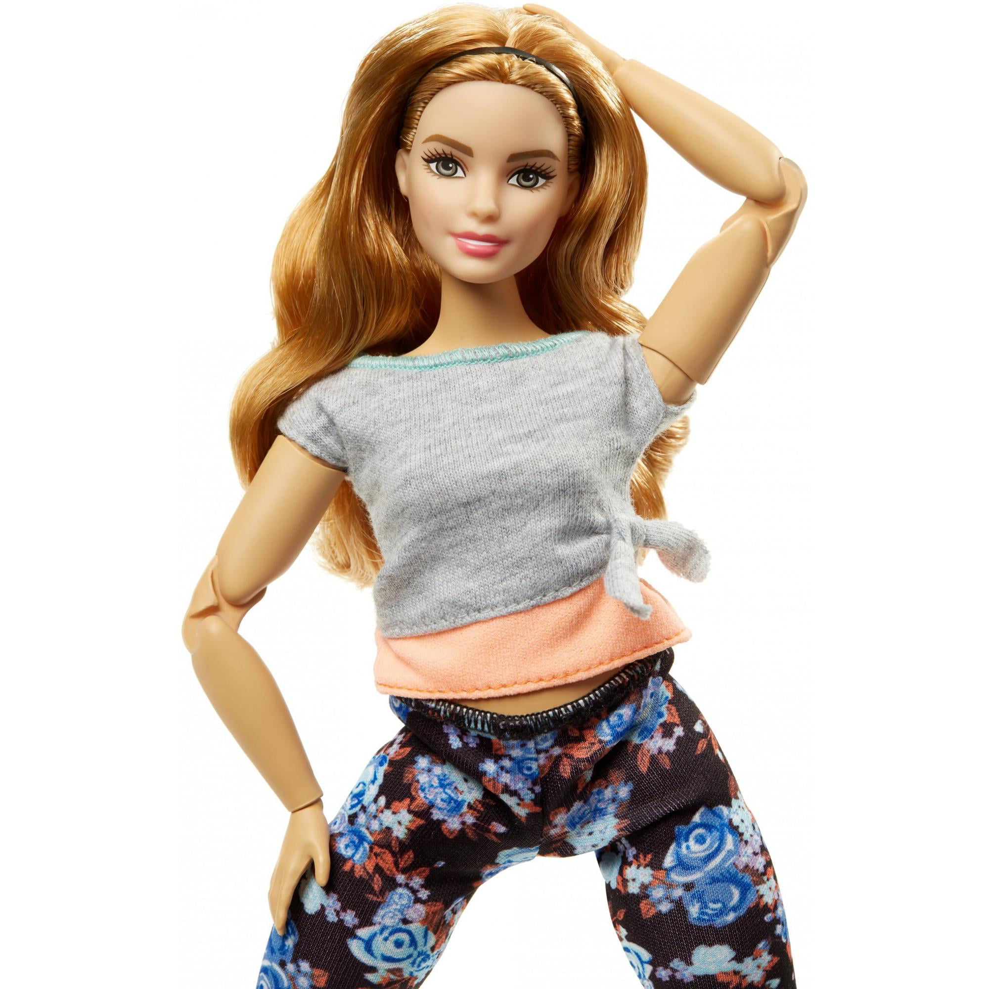 REDHEAD FRECKLES BARBIE MADE TO MOVE DOLL MATEL ARTICULATED YOGA DOLL NEW