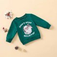 thumbnail image 4 of Sudadera Para Niños Pequeños, Bebés, Niñas, Niños, Estampado Navideño, Manga Larga, Suéter Superior, Suéter Verde Odeerbi LM103-6550, 4 of 8