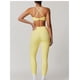 thumbnail image 2 of Conjuntos de entrenamiento for mujer, sujetador deportivo de 2 piezas, camiseta sin mangas, leggings de cintura alta, ropa deportiva for gimnasio y yoga, top de entrenamiento for mujer, 2 of 6