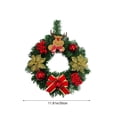thumbnail image 3 of Dmlowu Christmas Wreath for Front Door, Artificial Wreaths for Front Door Wall Window, Christmas Decorations Indoor Ourdoor, 3 of 8
