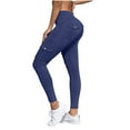 thumbnail image 5 of Butt Lifting Leggings for Women High Waist Stretch Comfort Yoga Pant with Pocket Gym Lounge Athletic Cargo Workout Tights, 5 of 9