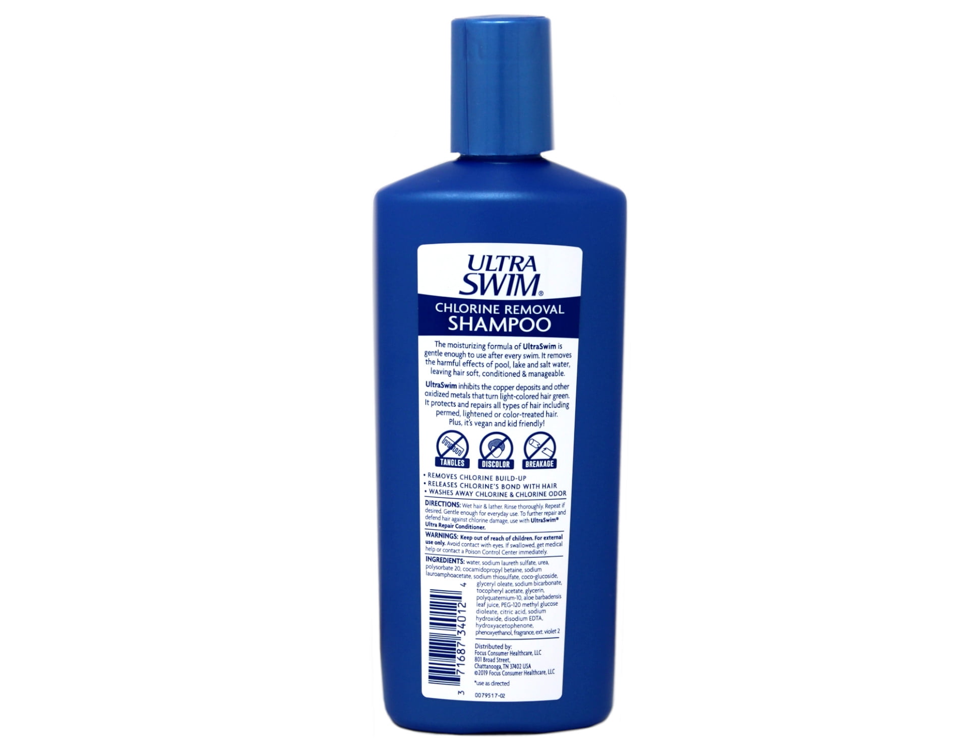 4 Pack - UltraSwim Chlorine Removal Shampoo Moisturizing Formula 7 oz Each