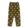 thumbnail image 4 of Kdxio Women's Comfy Stretch Cute Cartoon BeesPrint Drawstring Pajama Pants-Small, 4 of 9