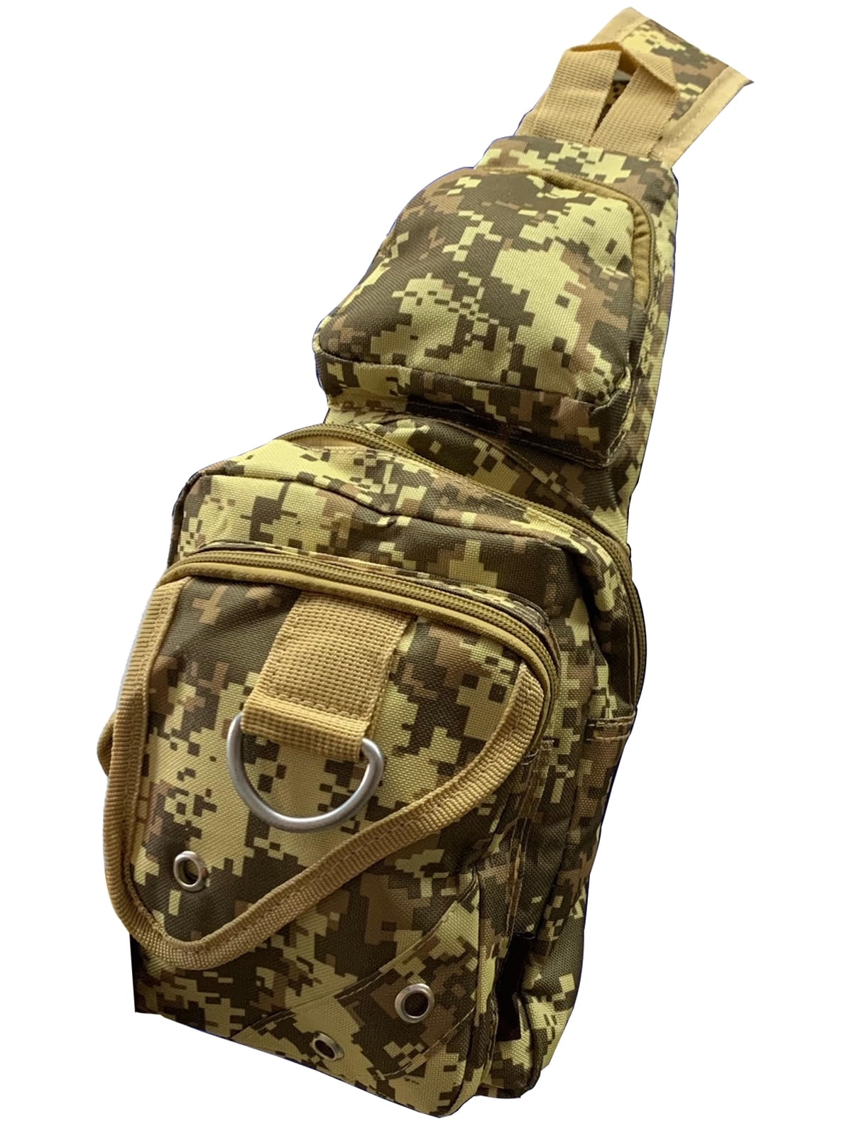 Gravity Trading Front Flap Crossbody Adjustable Sling Bag - Digi Camo