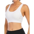 thumbnail image 5 of YouLoveIt Women's Sports Bra Medium Support Cross Back Padded Sports Bra Workout Yoga Running Activewear Yoga Bras Push Up Padded Bras Middle Impact Sports Bra, 5 of 8