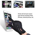 thumbnail image 6 of Lilvigor Winter Gloves Touch Screen Warm Gloves Cold Weather Windproof Cycling Driving Riding Bike Telefingers Thermal Gloves Non-Slip Silicone Gel Adjustable Full Finger Mittens, 6 of 7