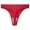 Wine, variant on Scyoekwg Seamless Thongs for Women Thong Fashion Low Waisted Breathable Bikini Underwear Hipster Panties Ice Silk T-shaped Solid Color Ladies Panties Underpants(Black,L)