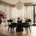 thumbnail image 3 of TOV Furniture Palla Black Boucle Dining Chair, 3 of 6