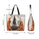 thumbnail image 5 of Fotbe Polka Dot Rhino Welcome Bolsa Tote Estética de Lona con Estampado para Mujer - Bolsa Reutilizable de Hombro Casual para Vacaciones, Compras, Trabajo y Gimnasio, 5 of 8