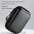 thumbnail image 2 of Pebbled Portable Mini Hard Shell Digital Gadgets Storage Bag Earphone Charger Case Plug Data Cable U Disk Organizer A, 2 of 7