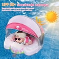 thumbnail image 4 of 3 Swim Method Add Bed More Comfortable Mambobaby Float with Tail and Canopy Non-Inflatable Baby Swim Float Mambo Float Smart Swim Trainer Infant Swim Pool Float Swim Ring for, 4 of 8