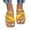 Yellow, variant on Miluxas Women's Cross Strappy Sandal Flat Sandals Toe Ring Slides Slip on Flip Flops Yellow 8.5(41)
