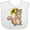 AA-White, variant on Inktastic Cute Chipmunk with Sunflower Boys or Girls Baby Bib