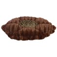 thumbnail image 1 of Ultra Felpa café/Frosted Willow (Patch) Lujo Shag Deluxe Cama para Perro/Mascota Cuddle Pod Bed, 1 of 2