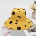 thumbnail image 2 of Chapeau de Pêcheur à Pois: Réversible à Double Face Chapeau de Soleil d'Été Chapeau de Seau, 2 of 4