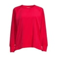 thumbnail image 5 of Time and Tru Women's Velour Sweatshirt, 5 of 5