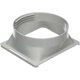 thumbnail image 1 of Plastic 5.9 Inch / 6 Inch Exhaust Pipe Interface Coupler Hose A/C Connector Window Adapter for Air Conditioner Hose Por - Square, 1 of 5