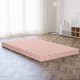 thumbnail image 3 of Floral Foldable Mattress, Vintage Flowers, 78.7" x 47.2", Pastel Pink Pale Salmon, by Ambesonne, 3 of 4