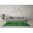 thumbnail image 3 of Ahgly Company Indoor Round Oriental Emerald Green Industrial Area Rugs, 4' Round, 3 of 4