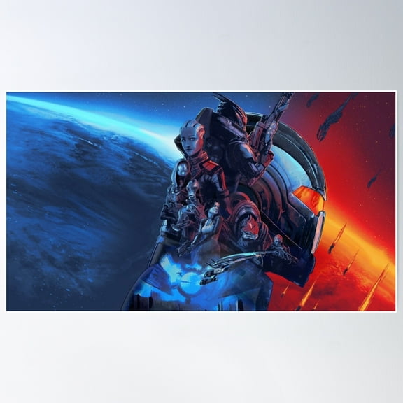 Mass Effect Legendary Poster Wall Art, Modern Wall Decor For Living Room Bedroom, 24x36 UNFRAMED