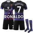 thumbnail image 1 of 2025-2026 Manchester United Special Edition Kids Adult Football Shirt No.7 Ronaldo, 1 of 2