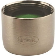 NEOPERL 5401905 Perlator 1.5 GPM 55/64 in. - 27 Regular Female Faucet Aerator, Brushed Nickel green/brushed nickel