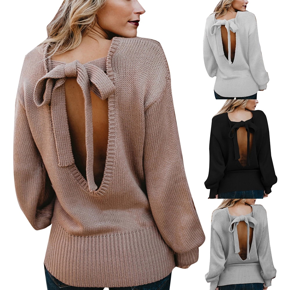 Bow Tie Knitwear Sweater - Walmart 