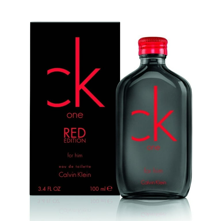 Calvin Klein CK One Red Eau De Toilette Spray for Men 3.4 oz Calvin Klein CK One Red Eau De Toilette Spray for Men 3.4 oz