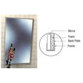 thumbnail image 3 of CRL 1001830 Stainless Steel 18-1/4" x 30-1/4" Standard Channel Theft-Proof Framed Mirror, 3 of 3