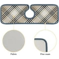 thumbnail image 5 of SKYSONIC Faucet Absorbent Mat 3 Pcs Checkered Tartan Plaid Kitchen Faucet Splash Catcher Washable Counter Drying Pads Behind Faucet for Kitchen Bathroom, 5 of 7
