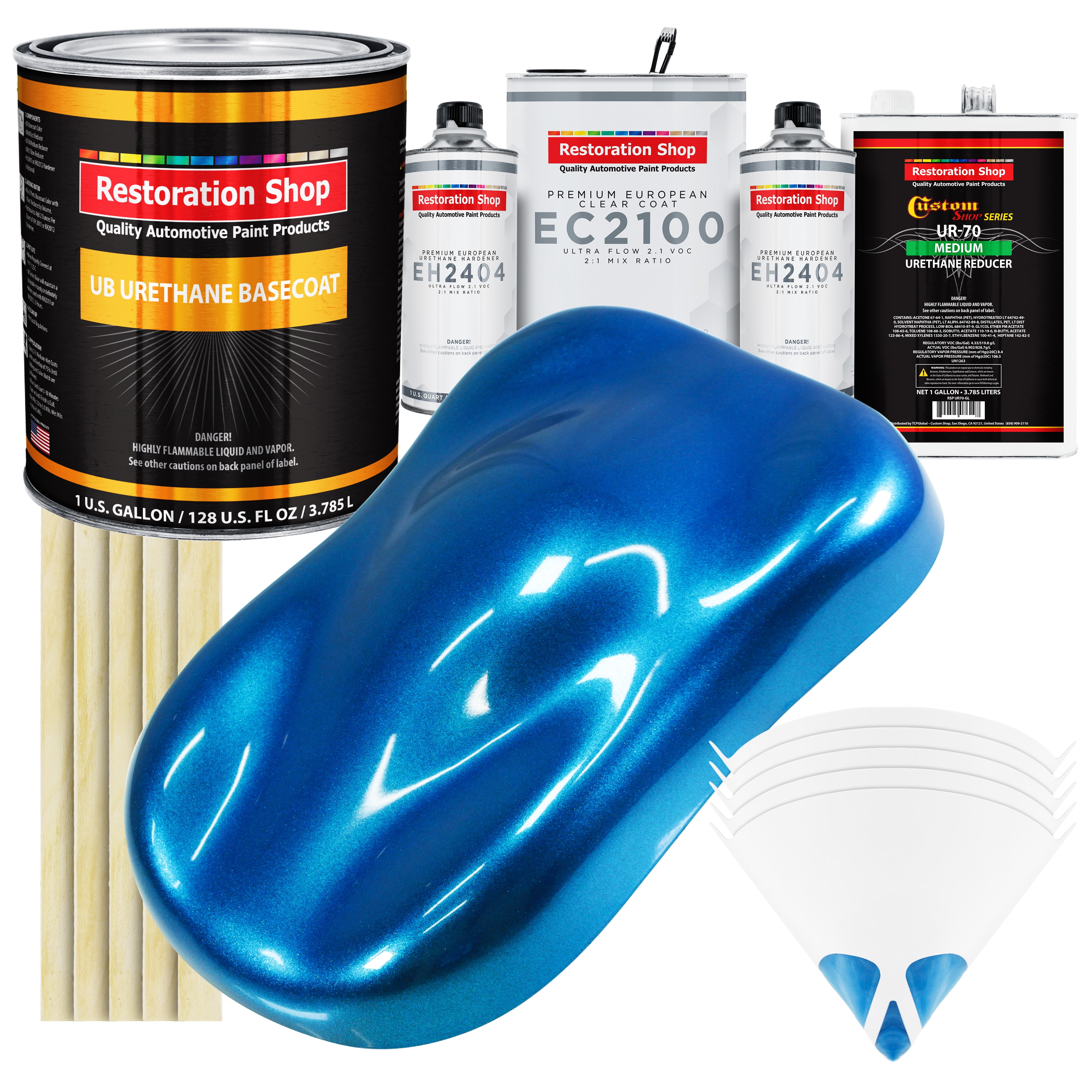 Restoration Shop True Blue Firemist Urethane Basecoat with European