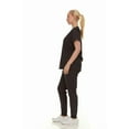 thumbnail image 5 of HEAL+WEAR Women's Scrub Set-4-Way Stretch-Stretch V-Neck Top&Straight-Leg Pants Soft, 5 of 7