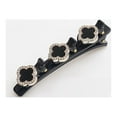 thumbnail image 2 of 10 Pcs New Rsvelte Hair Clips Sparkling Crystal Stone Braided Hair Clips for Women Satin Fabric Hair Bands with Clips Rhinestone Clover Hair Clip Satin Fabric Hair Clips, 2 of 5