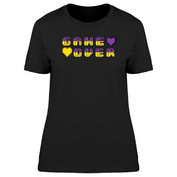 Retro Game Over Graphic Tee Women's -Image by Shutterstock